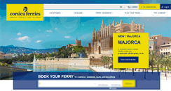 Desktop Screenshot of corsica-ferries.co.uk
