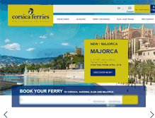 Tablet Screenshot of corsica-ferries.co.uk