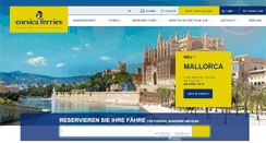 Desktop Screenshot of corsica-ferries.de